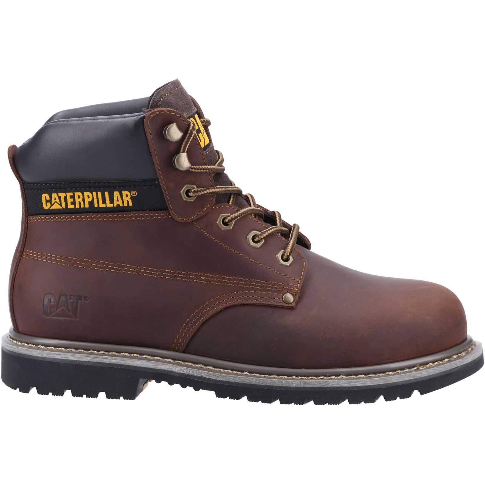 Caterpillar Boots South Africa - Cat Men's Powerplant St Hro Sra Work Boots Brown UX4869751